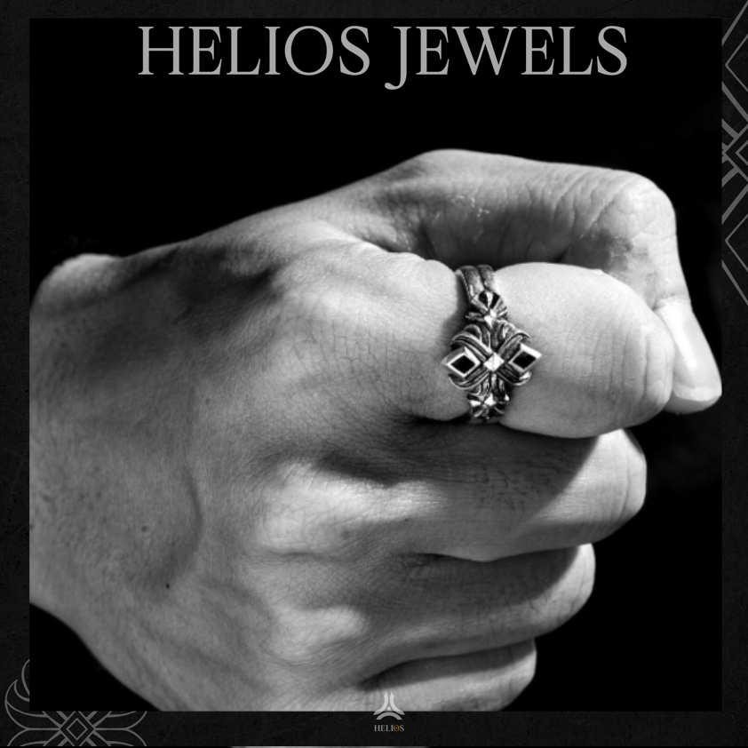 Nhẫn bạc nam, nữ HeliSilver Helios Lotusgot Helios Original S925