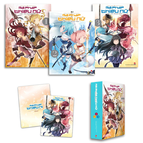 Sách - Boxset Ma Pháp Thiếu Nữ Madoka Magica: Một Câu Chuyện Khác (Bộ 3 Tập) - Tặng Kèm Mini Clear F