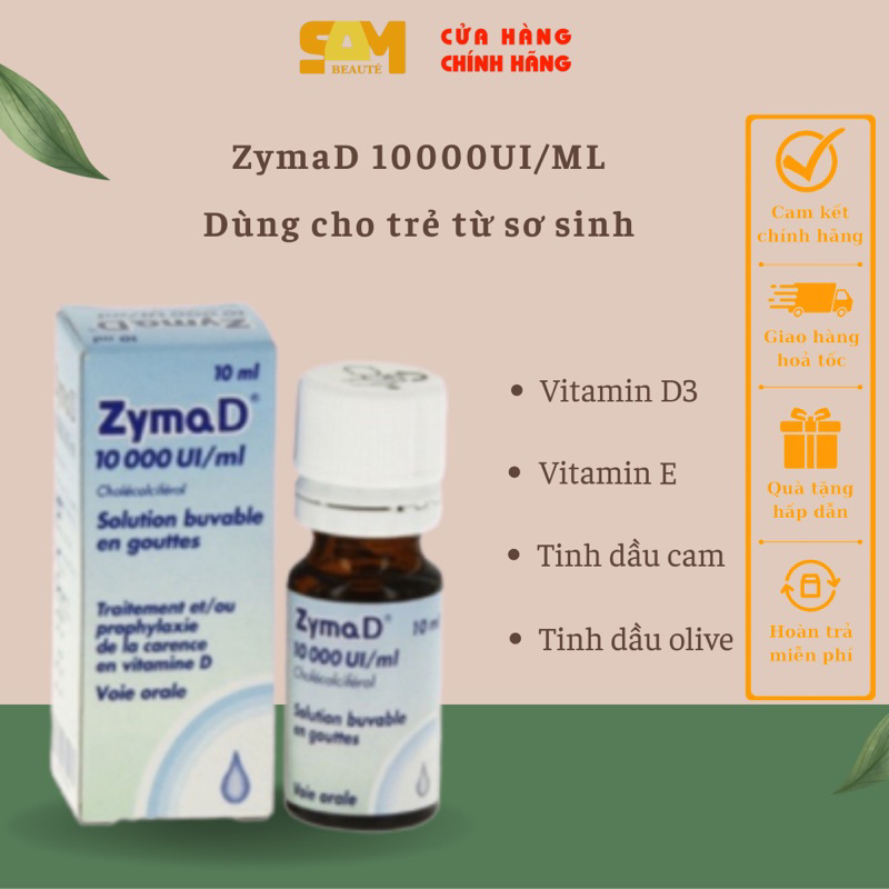 ZYMAD - BỔ SUNG VITAMIN D3 CHO TRẺ TỪ SƠ SINH