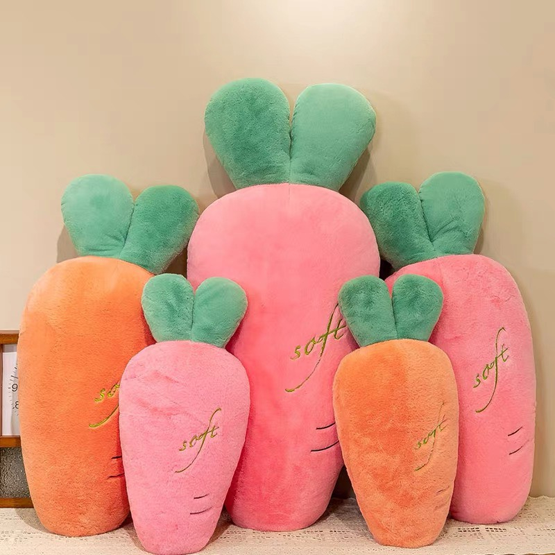 Gối ôm cà rốt lông mịn siêu dễ thương