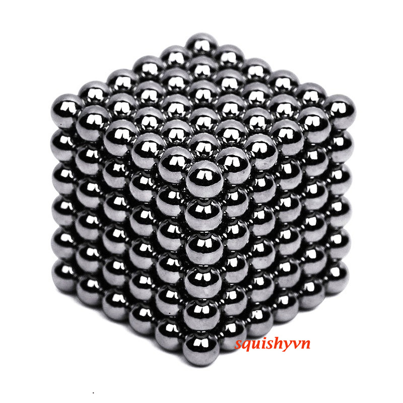 Bộ Bi Xếp Hình BuckyBalls Rainbow 8 màu 216 viên Hộp Nhôm