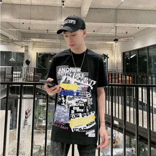 Áo Thun nam DSQ 105 hình in nhiệt cao cấp vải cotton co dãn 2 chiều có 2 mầu trắng đen phù hợp cho nam