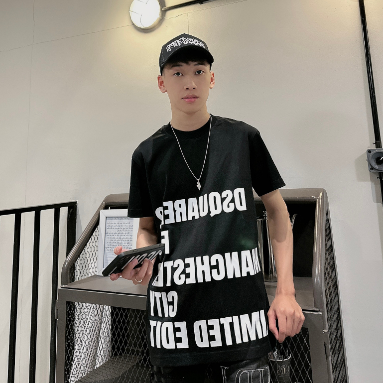 Áo Thun Nam DSQ 082 Hình In Nhiệt Cao Cấp Chất Liệu Cotton 2 Chiều Thoáng Mát Thấm Hút Mồ Hôi Phù Hợp Cho Nam
