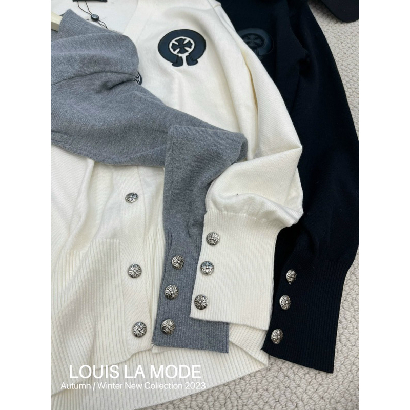 Áo Khoác Len Cardigan CH Chữ Thập