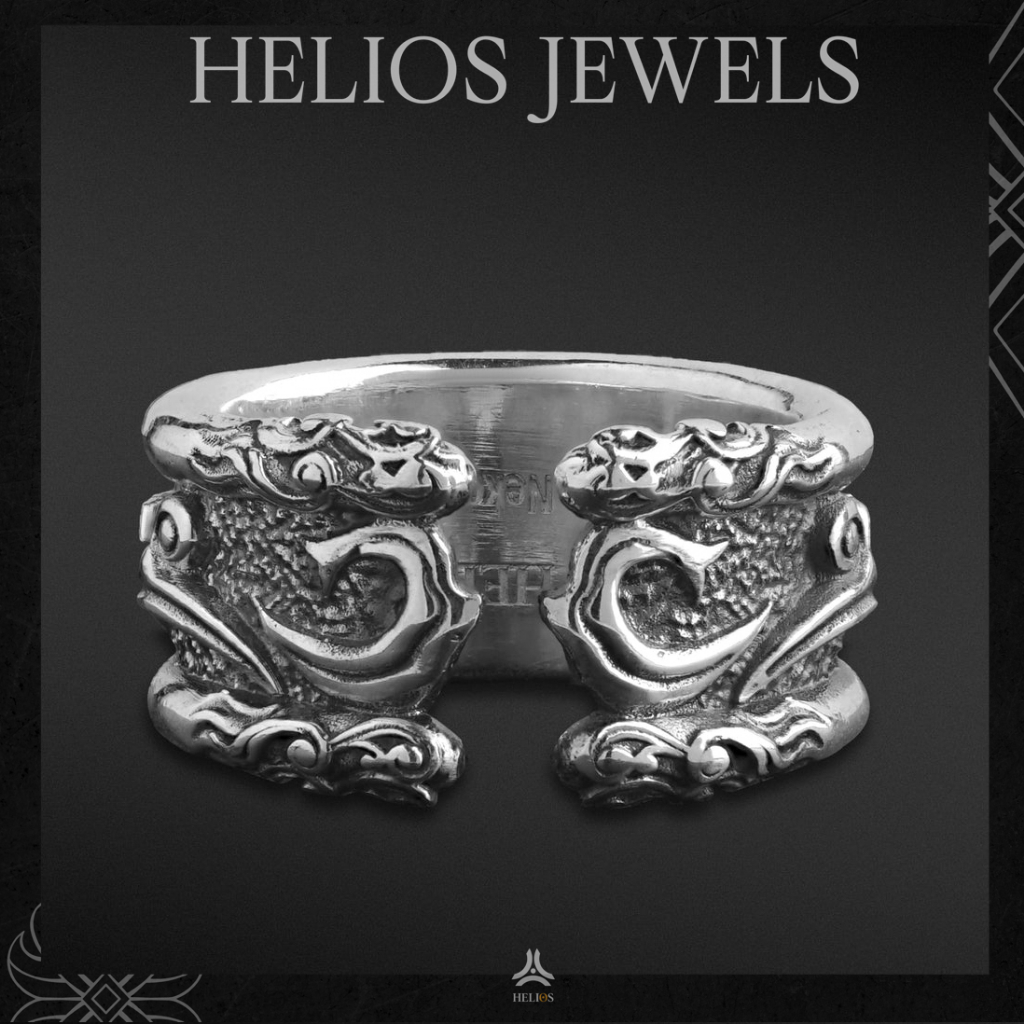 Nhẫn bạc nam, nữ HeliSilver Sun Wukong Ring Helios Original S925