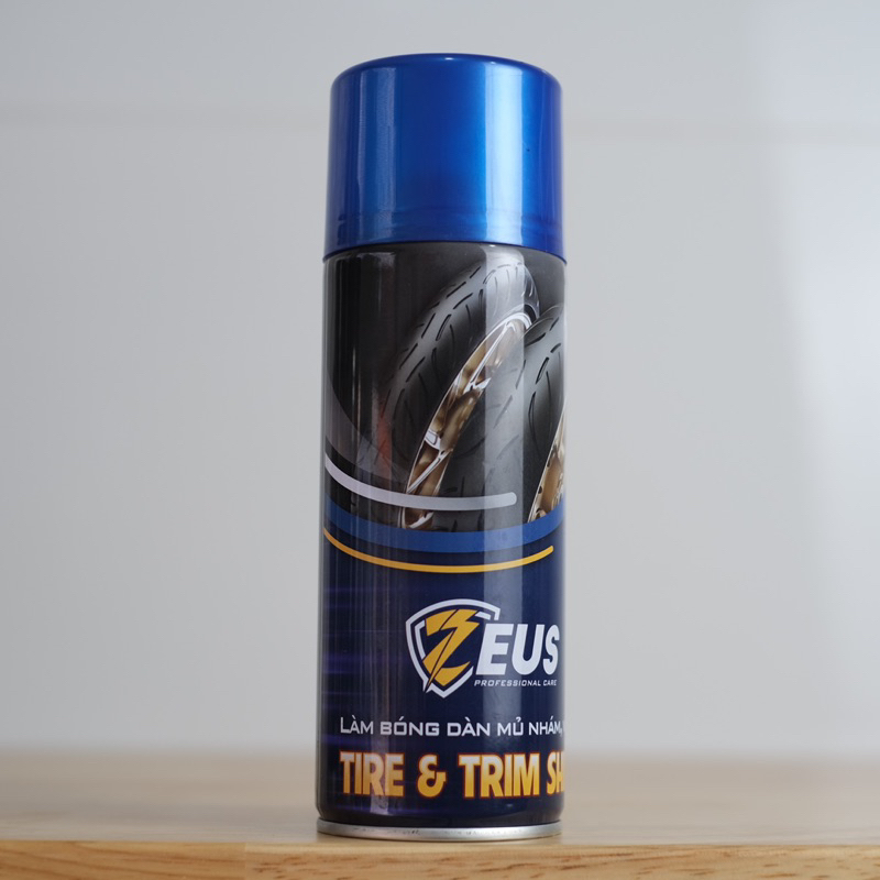 Chai xịt dưỡng sên Zeus - Vệ sinh sên xe máy Zeus - Làm bóng dàn nhựa nhám vỏ xe Zeus