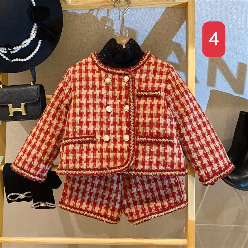 D6237-SET DẠ TWEED CHO BÉ