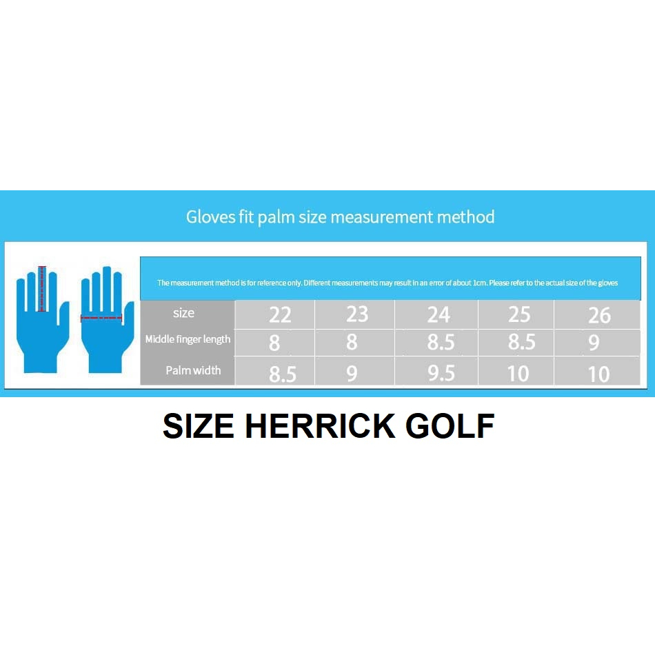 Thanh lý găng tay Golf bàn tay trái hiệu Herrick Golf còn số lượng ít