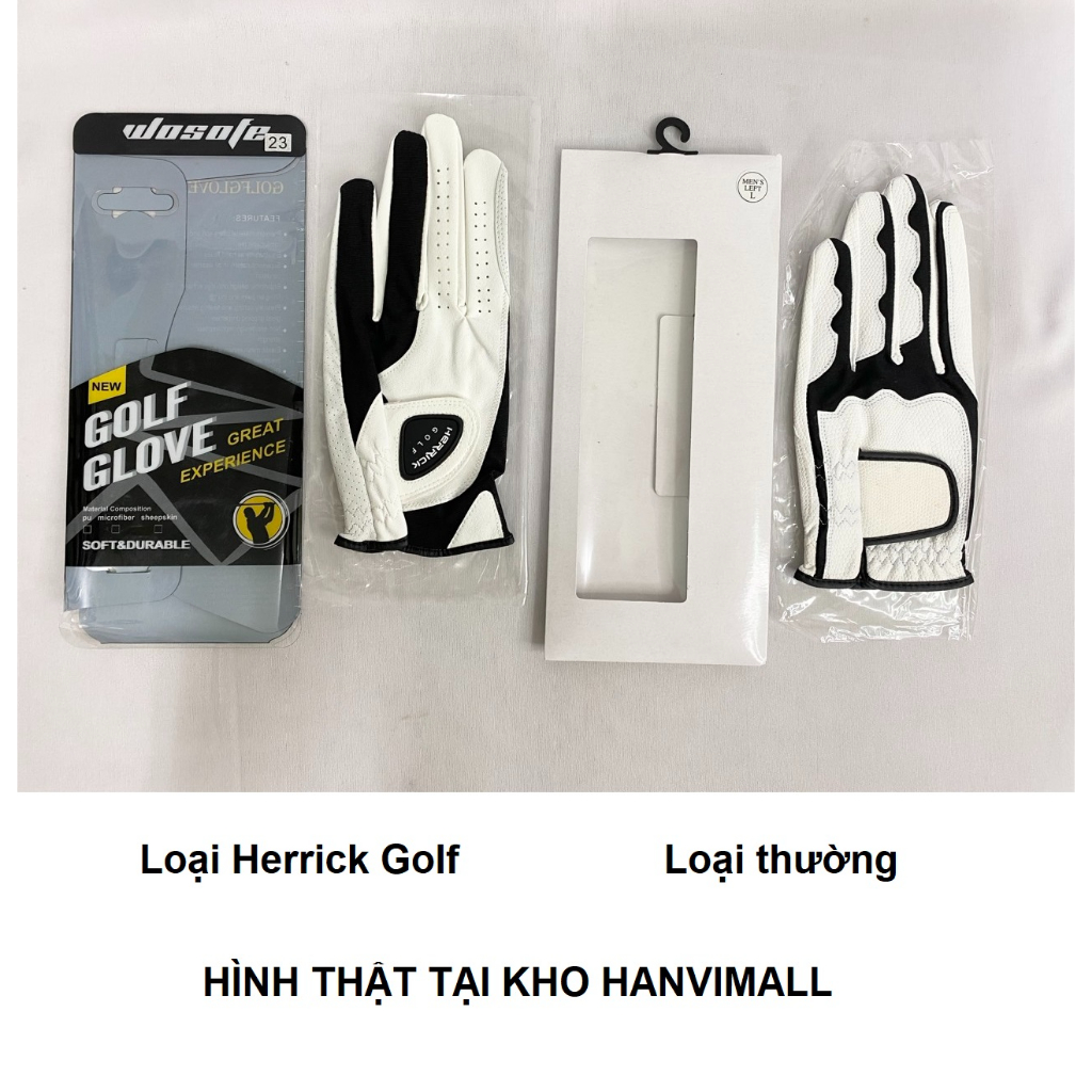 Thanh lý găng tay Golf bàn tay trái hiệu Herrick Golf còn số lượng ít