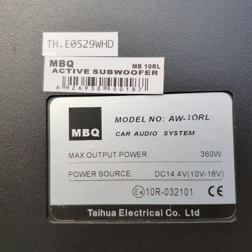 LOA SUB SIÊU TRẦM MBQ 10RL HÀNG CAO CẤP, BASS 25, CÔNG SUẤT 360W