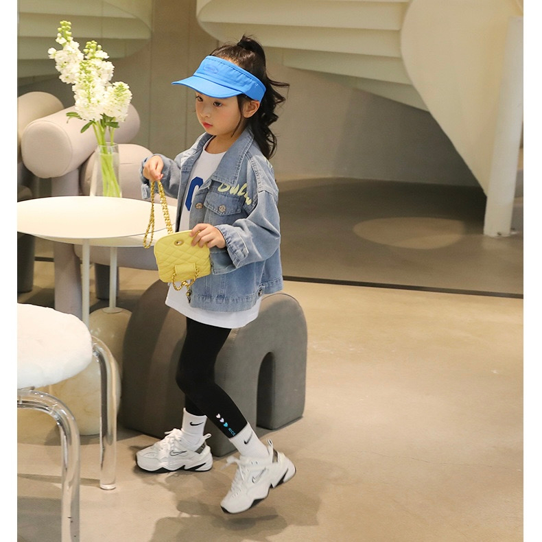 Quần legging cho bé chất thun lạnh co giãn nhiều màu sắc