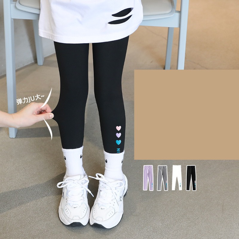 Quần legging cho bé chất thun lạnh co giãn nhiều màu sắc