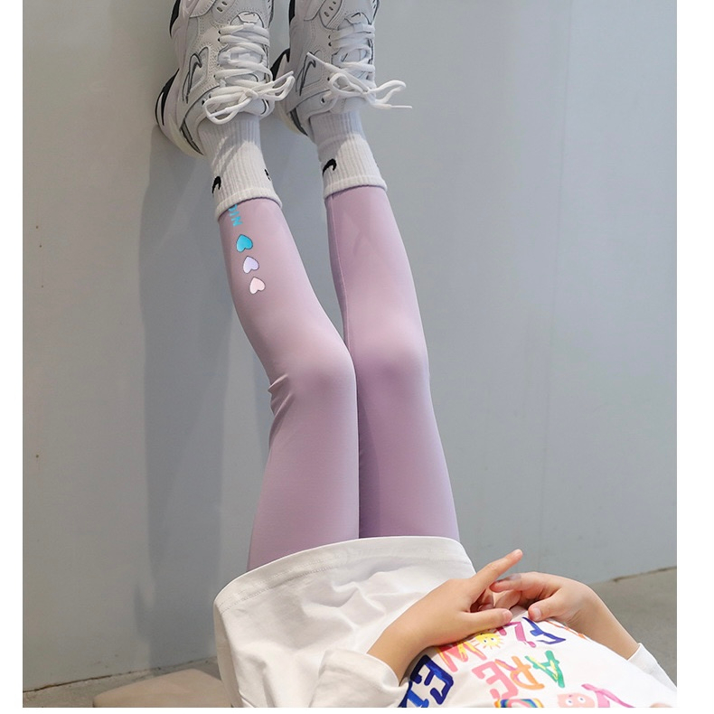 Quần legging cho bé chất thun lạnh co giãn nhiều màu sắc