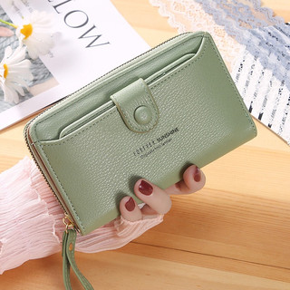 Ví nữ cầm tay da mềm Forever Sunshine nút bấm cao cấp BAG U FD13
