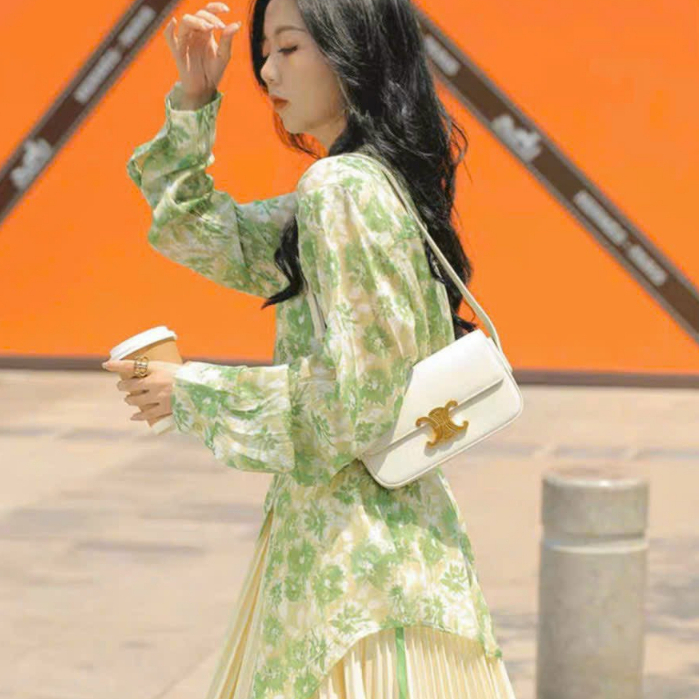 Túi CE.LINE Kẹp Nách Lót Da Chuẩn Xịn Size 20cm 102