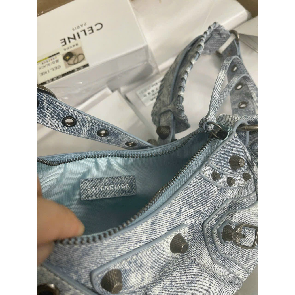 Túi Kẹp Nách BaIen Kèm Ví Quai Đeo Chéo Gương Soi Full Tag Mac