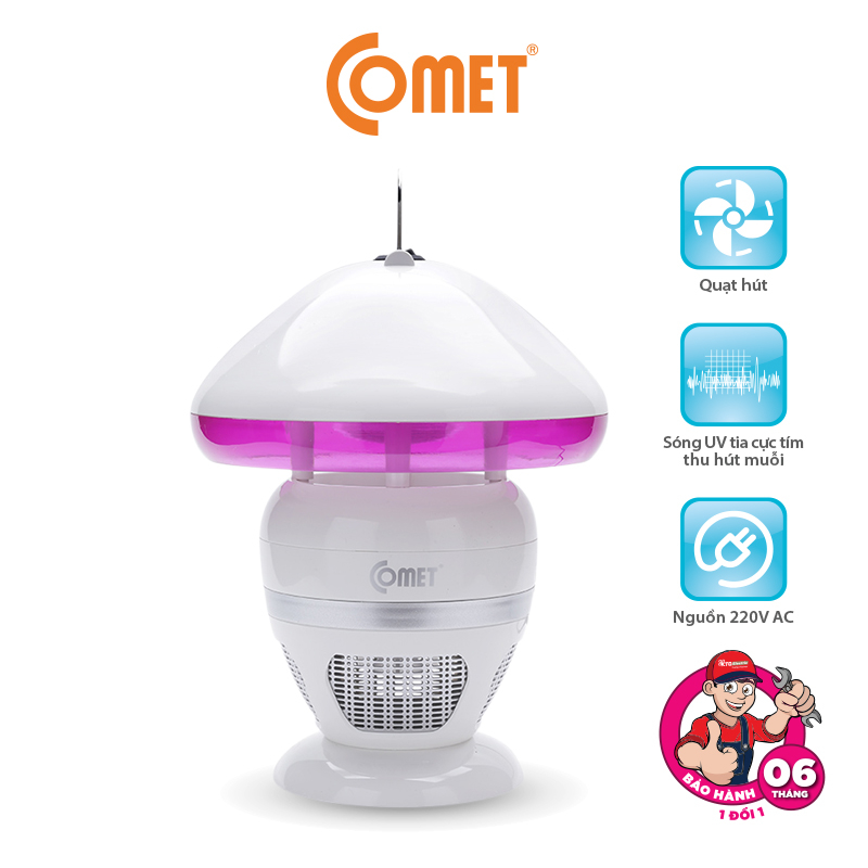 Đèn Bắt Muỗi Côn Trùng Đa Năng COMET CM038 3W Kiêm Đèn Ngủ