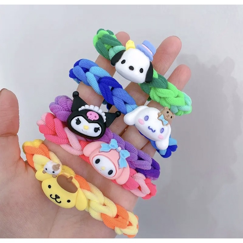 beautycoco🍊(Sẵn Hàng) Vòng Tay Tự Đan,Sanrio Kulomi Melody Vòng Đeo Tay Dây Da Bện Thủ Công Tự Làm Quà Tặng Cho Bạn Trai Và Bạn Gái
