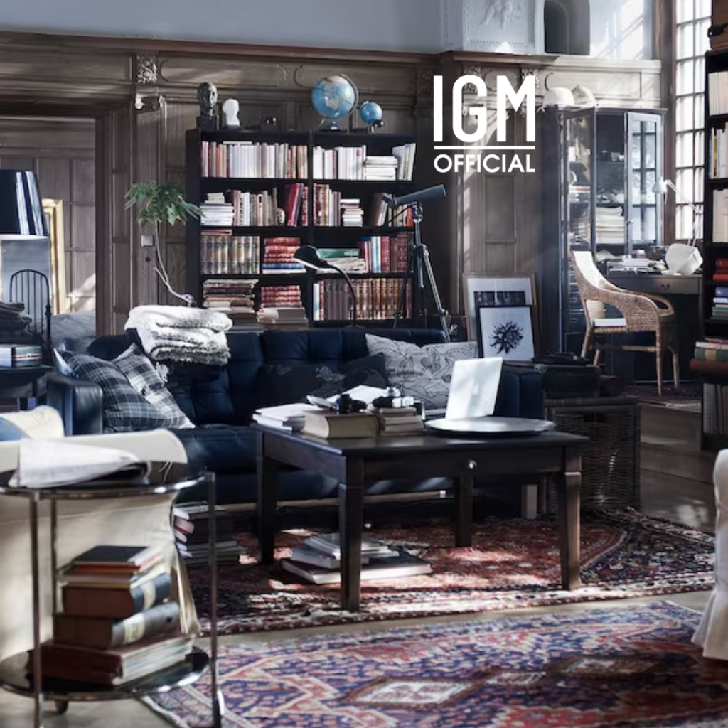 Kệ Sách Billy IGM 6 Tầng Cao 2m15 Rộng 70cm Sâu 28cm Chất liệu MDF phủ Melamine Cao Cấp