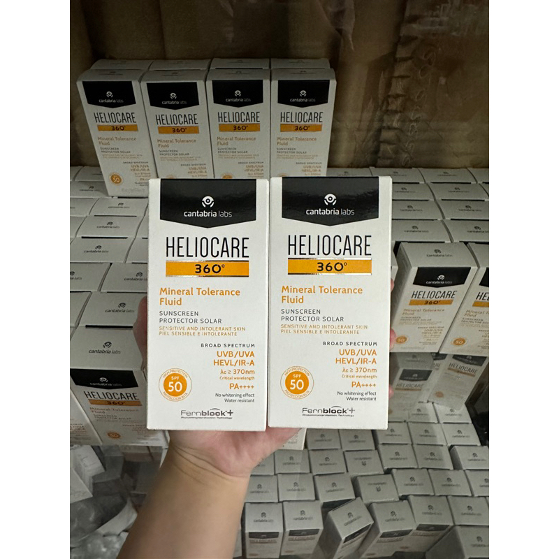 Kem chống nắng Heliocare 360 Mineral Tolerance Fluid SPF 50+