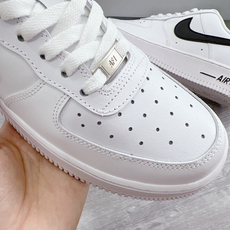 Giày _Nike Air Force 1 móc đen nam nữ,Giày _Nike AF1 Bản Đẹp Full Box Bill bản cao cấp size 36_43