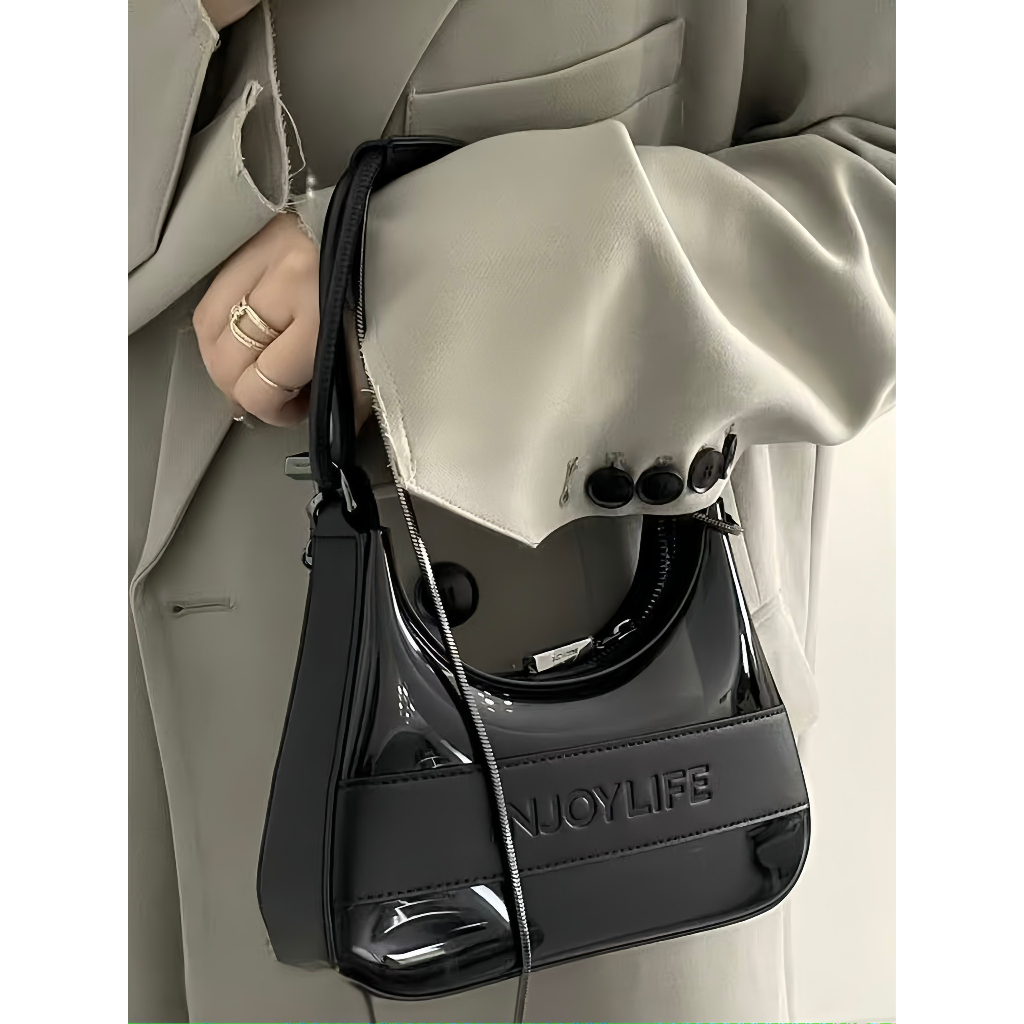Túi xách nữ hình thang bo tròn INJOYLIFE cá tính YIMI Túi xách thời trang