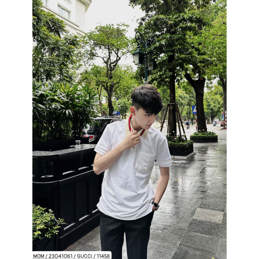 Áo thun polo THOM GC, áo phông cổ bẻ hottrend