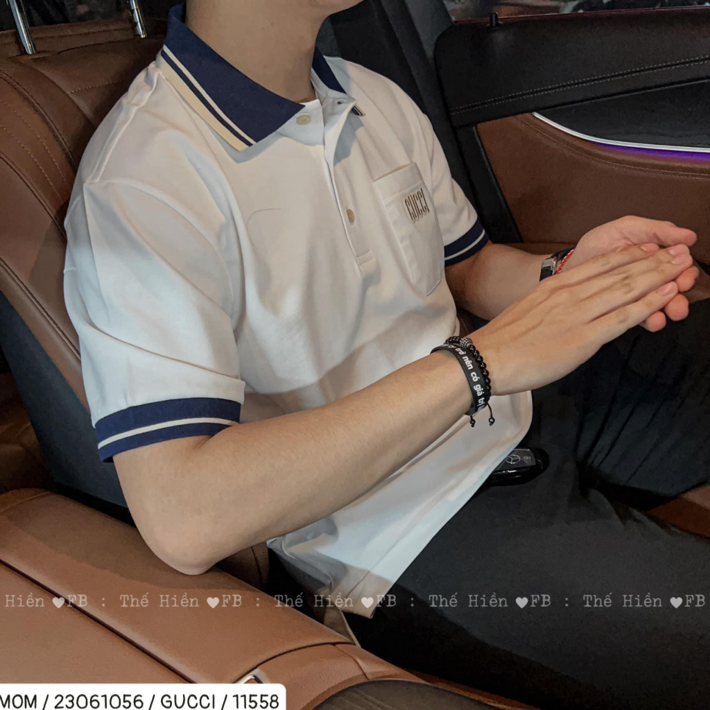 Áo thun polo THOM GC, áo phông cổ bẻ hottrend