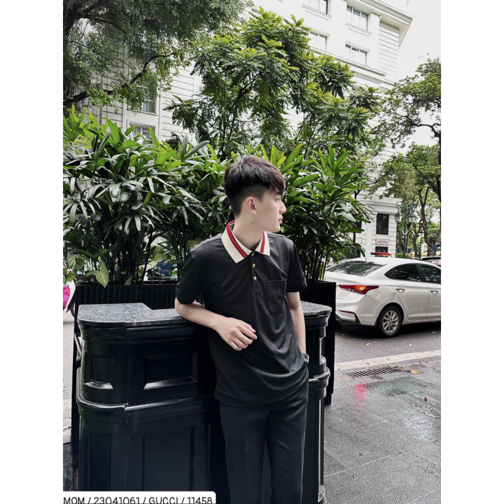 Áo thun polo THOM GC, áo phông cổ bẻ hottrend