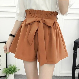 Quần short kate nữ ống rộng thắt nơ xinh xắn cho bạn gái 40kg-70kg