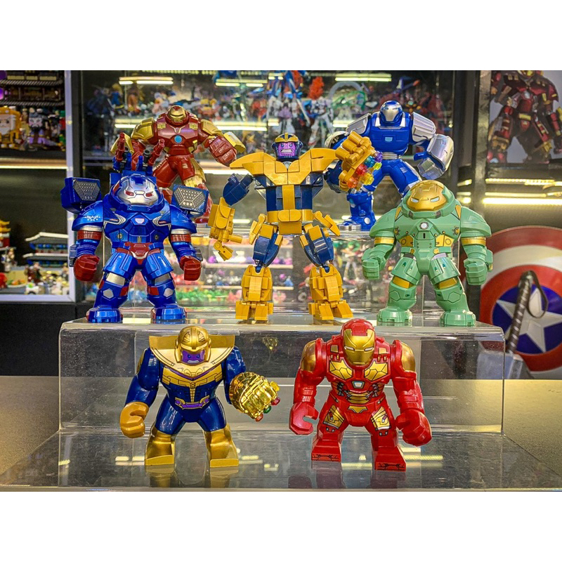 Lego Thanos mô hình Marvel bộ sưu tập mini figure