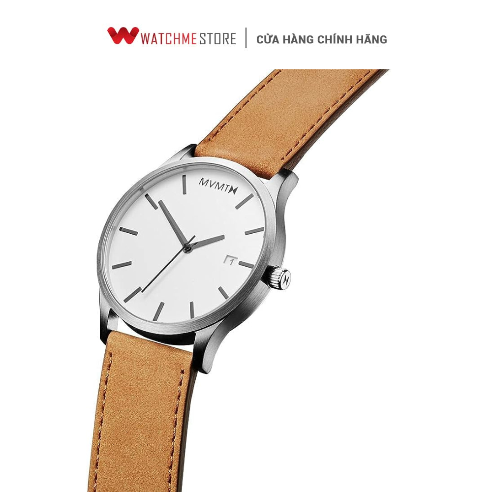 15.09 SALE ĐẾN 50% VÀ VOUCHER 10% - ĐỒNG HỒ NAM CLASSIC MVMT MỸ MẶT SỐ TRẮNG DÂY DA - D-L213.1L.331 - CHÍNH HÃNG GIÁ KHO