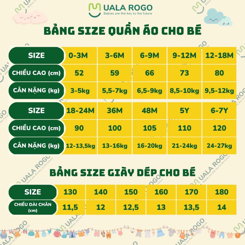 Bộ nỉ dài tay thu đông Ualarogo cho bé 6 tháng - 5 tuổi mềm mịn giữ ấm cổ tròn bo ống