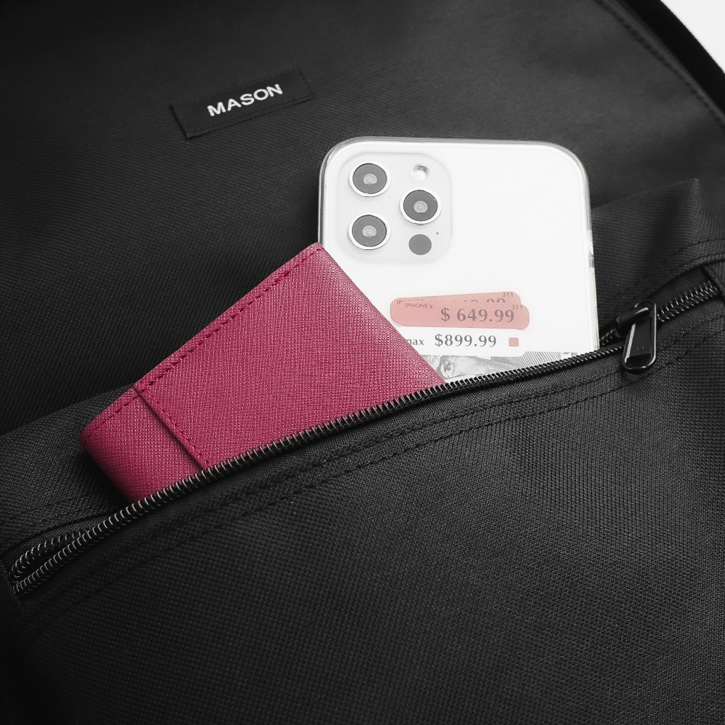 Balo nam nữ unisex đựng Laptop 14 inch chất vải chống nước cao cấp Simple Backpack thương hiệu MASON - M13
