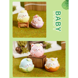 Mini blind box-blindpack Trứng Động Vật Eggshell Baby dễ thương