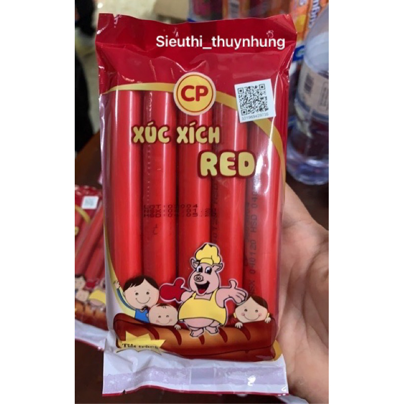 Xúc Xích Ăn Liền Red CP Tiệt Trùng Gói 100g
