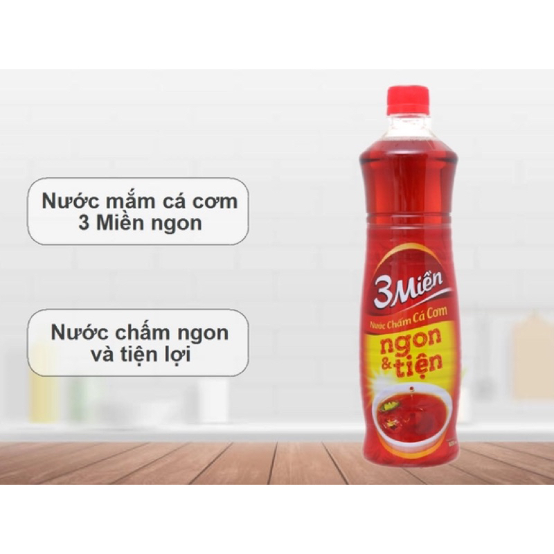 Nước chấm cá cơm 3 Miền chai 800ml