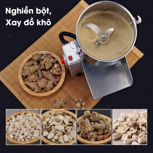 Máy xay bột khô đa năng Seka SK200, Nghiền Đồ Khô, Bột Siêu Mịn, Xay thịt - Dung Tích 1200ml Sunrise Digital