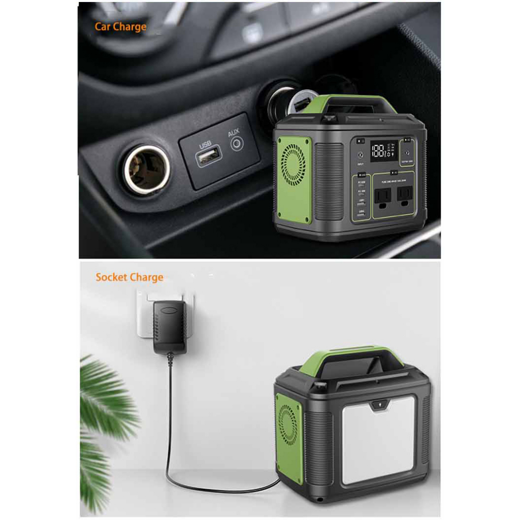 Trạm sạc dự phòng đa năng 54000mAh Ra 220V-200W Solar hàng Nhật