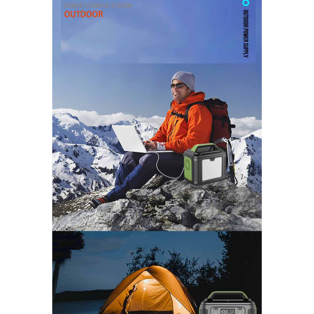 Trạm sạc dự phòng đa năng 54000mAh Ra 220V-200W Solar hàng Nhật