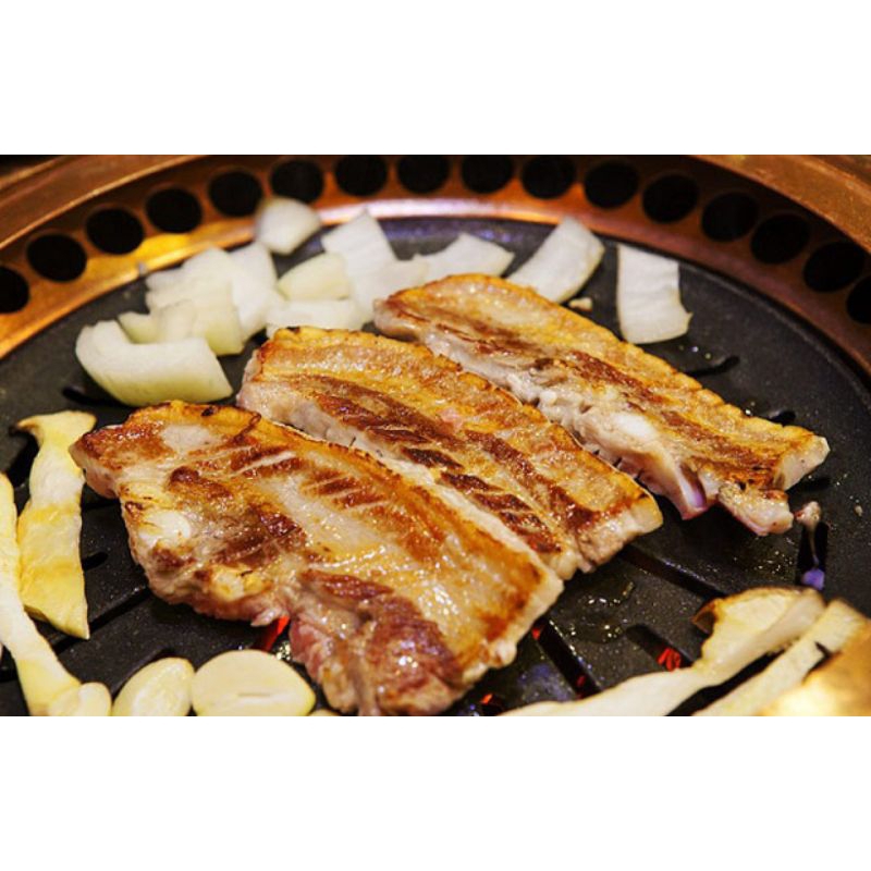 Ba chỉ heo cắt lát dày 5mm, thích hợp để nướng,khay 500g