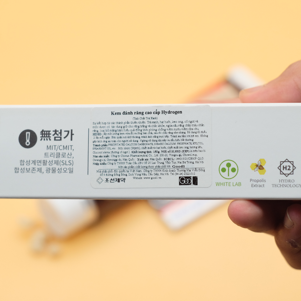 Kem Đánh Răng Thảo Dược Hàn Quốc Hydrogen 150g