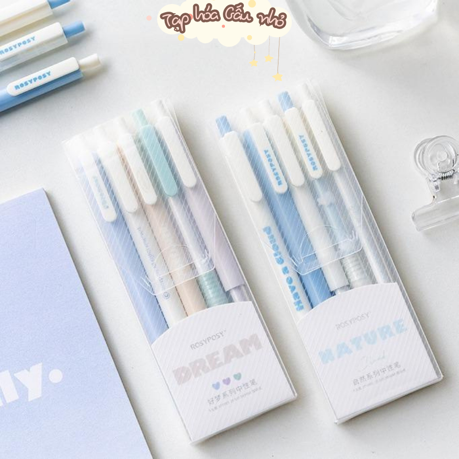 Bút gel ROSYPOSY Dream, Nature, Nice, Vanilla bản mới