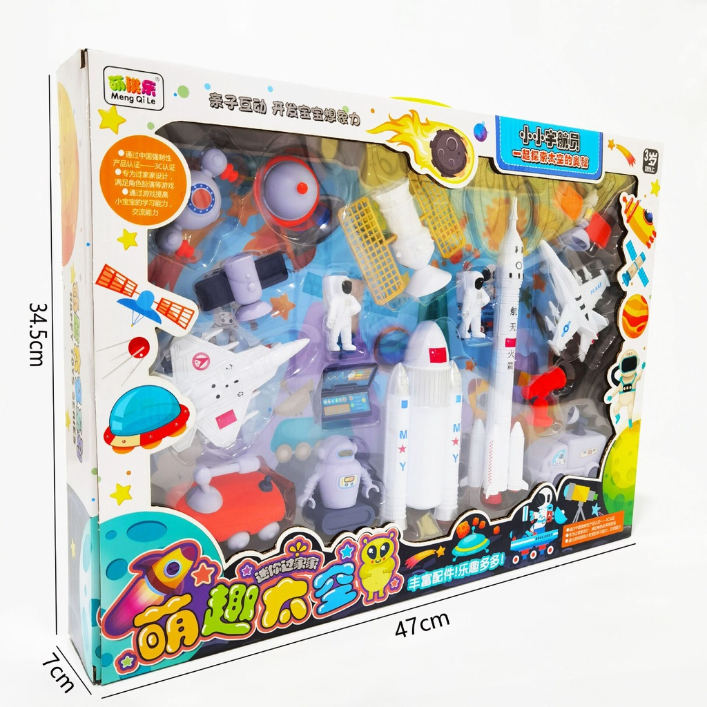 Hộp Đồ Chơi Phi Hành Gia Khám Phá Vũ Trụ - Set Bộ Đồ Chơi Trẻ Em Thông Minh