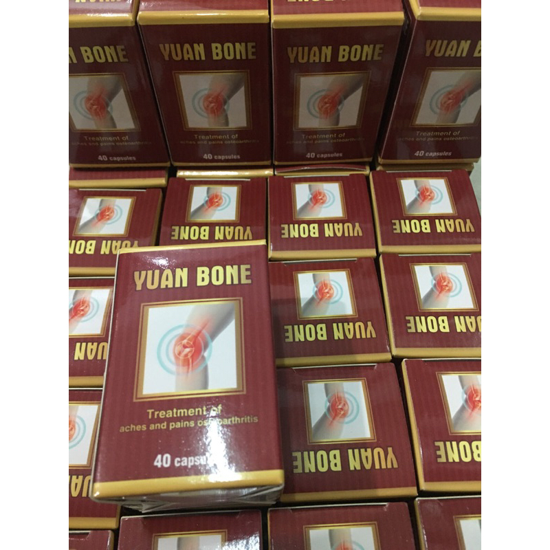 combo 10 hộp yuan bone (hỗ trợ viêm nhức và thoái hoá xương khớp