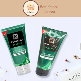 Gel vuốt tóc Romano Classic giữ nếp lâu 150g