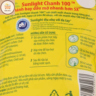 NƯỚC RỬA CHÉN SUNLIGHT CHANH 750GR