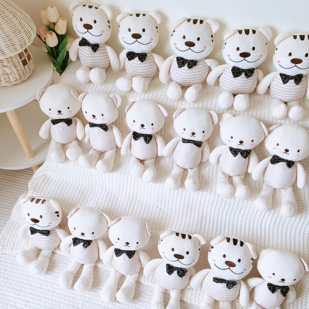 Thỏ/Gấu Organic Style Hàn Dễ Thương An Toàn Cho Bé