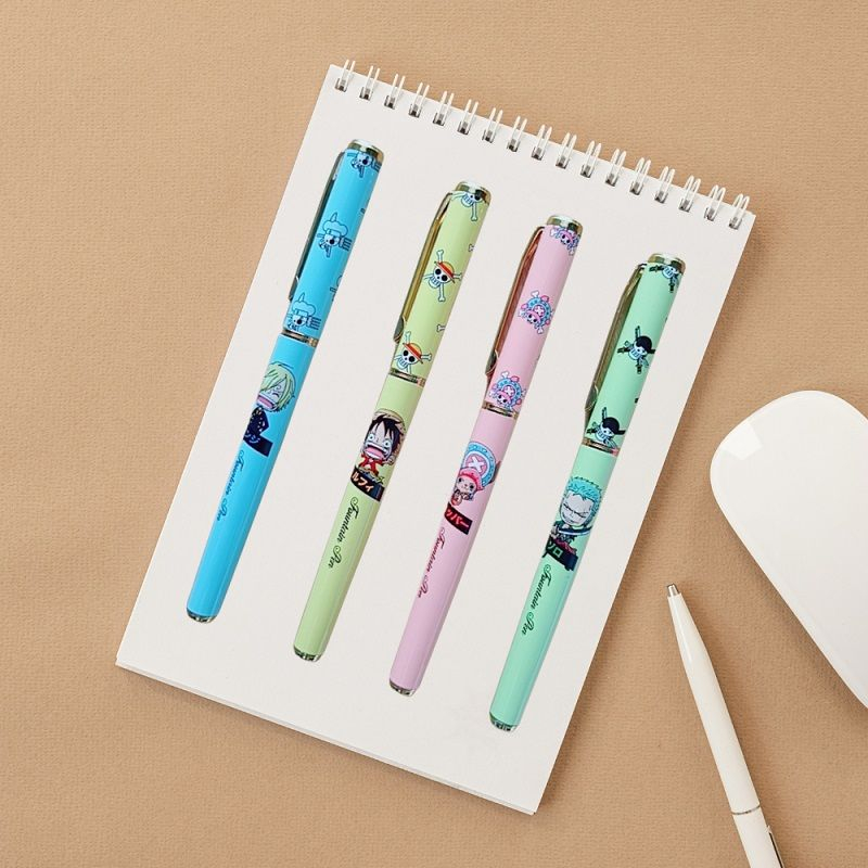 Bút máy ngòi mài Deli hình One Piece Q892 / Bút luyện chữ đẹp CQ892 tặng kèm 1 ngòi thay tay cầm định vị
