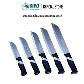 [Chính hãng có bảo đảm] Dao thái thịt làm bếp cán nhựa đen Kiwi Thái Lan nhiều kích thước